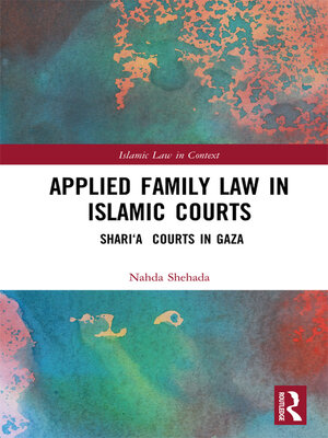 cover image of Applied Family Law in Islamic Courts